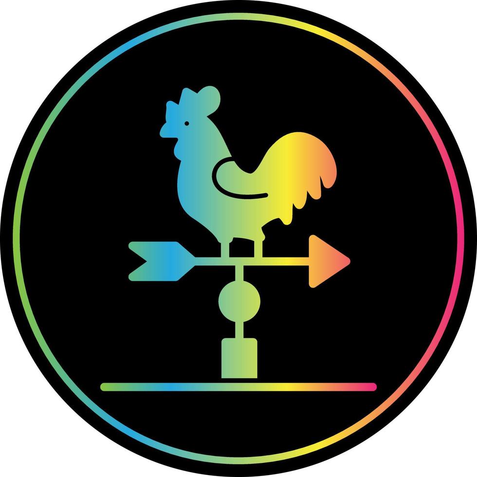 Weather Vane Vector Icon Design