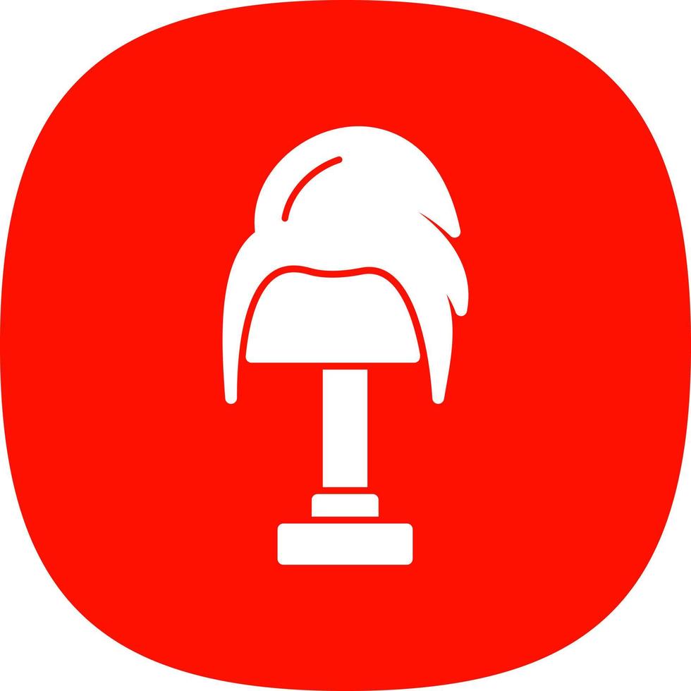 Wig Vector Icon Design