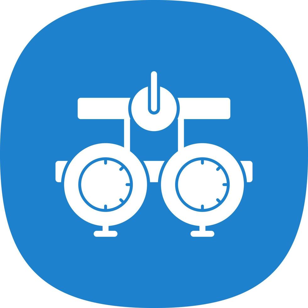 diseño de icono de vector de optometrista