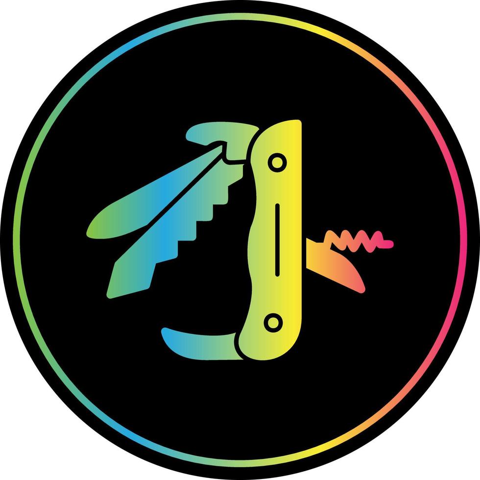 Swiss Army Knife Vector Icon Design