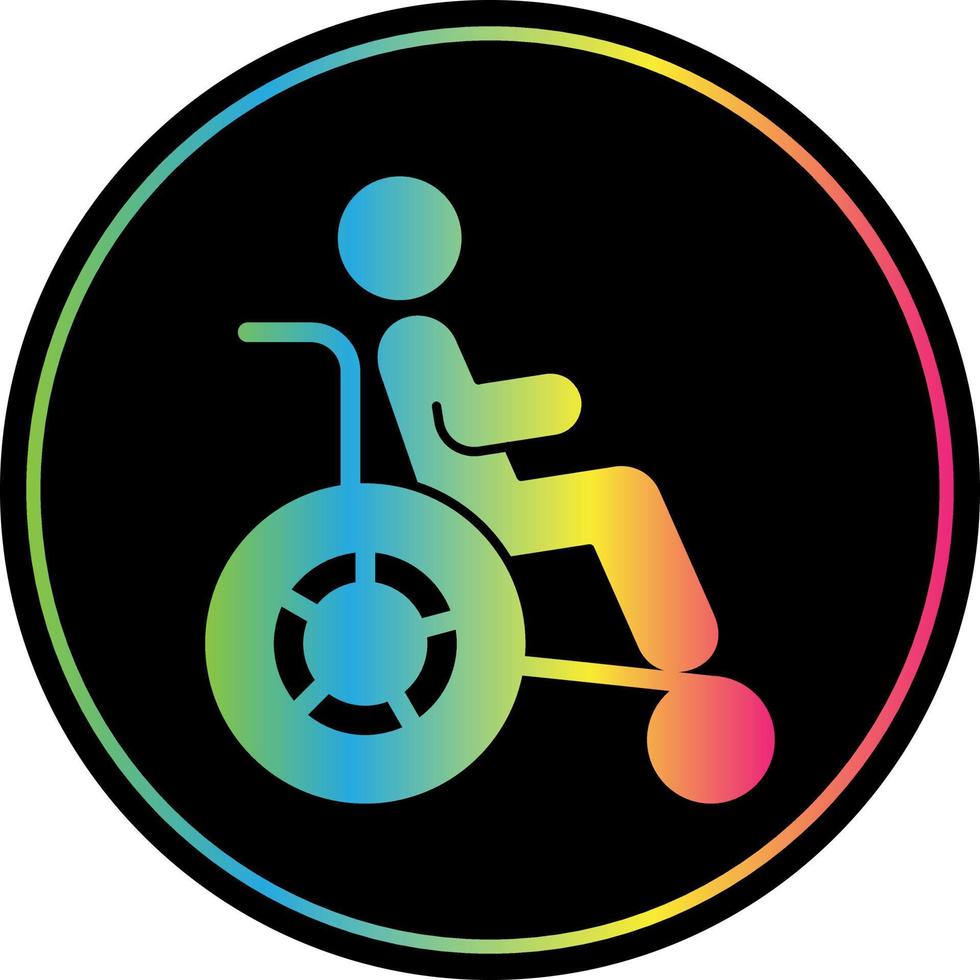 Disability Vector Icon Design