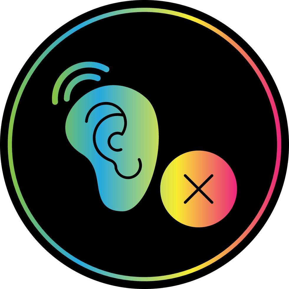 Deaf Vector Icon Design