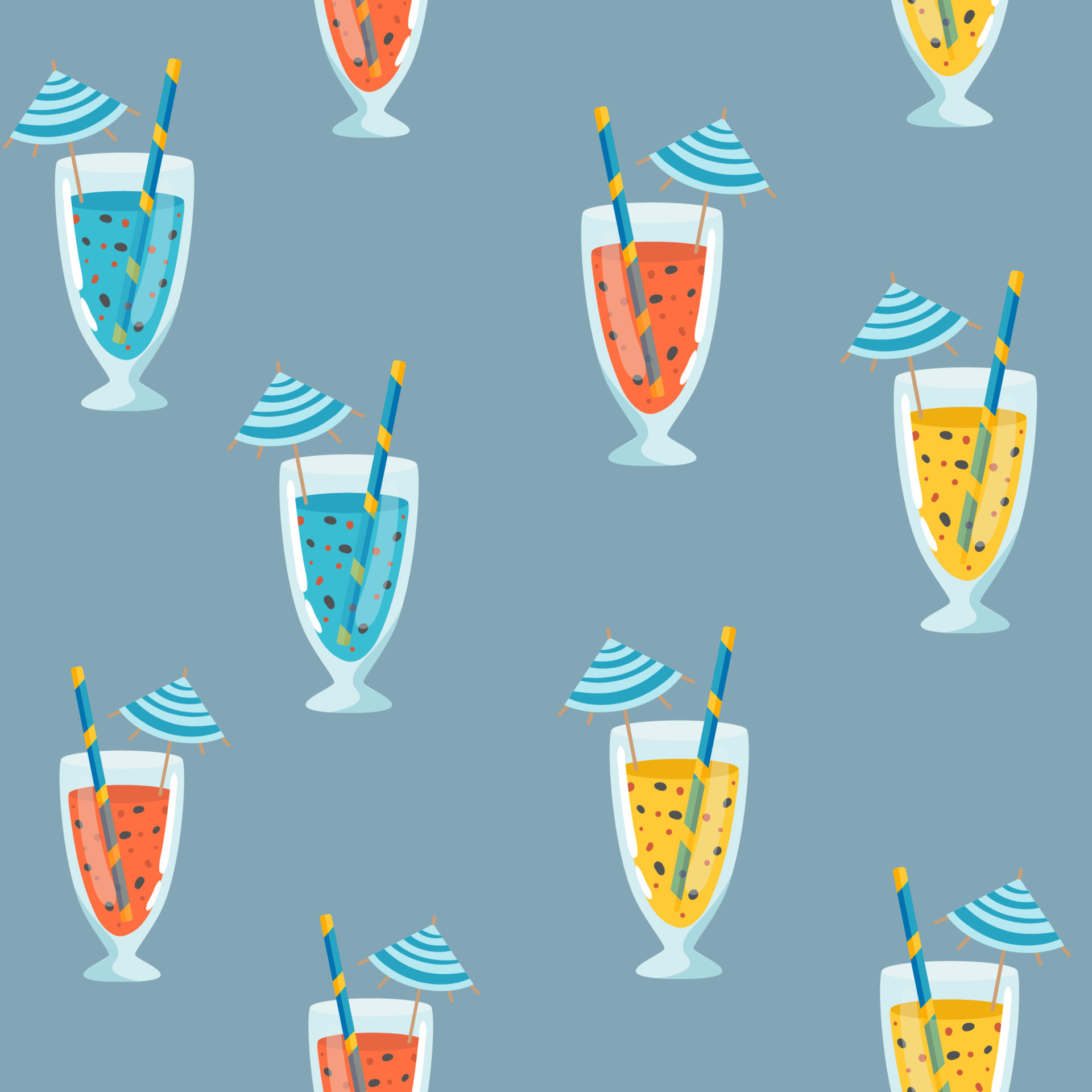 Vector seamless black pattern with tropical cocktails, juice, wine and  champagne glass. Doodle background with beverages. Design for summer beach  party, bar menu of drinks list 17006891 Vector Art at Vecteezy