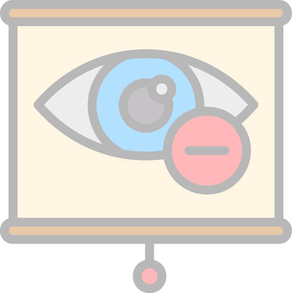 Myopia Vector Icon Design