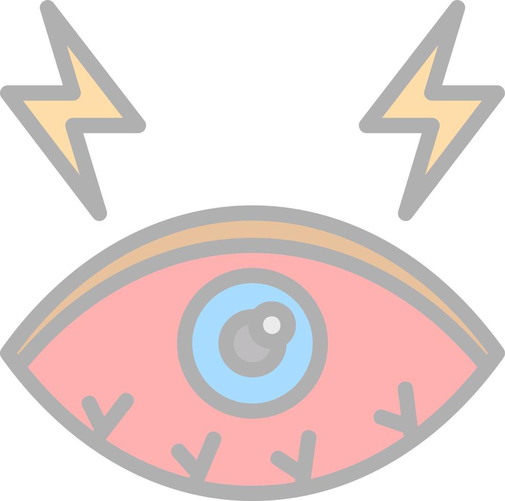 Dry Eyes Vector Icon Design
