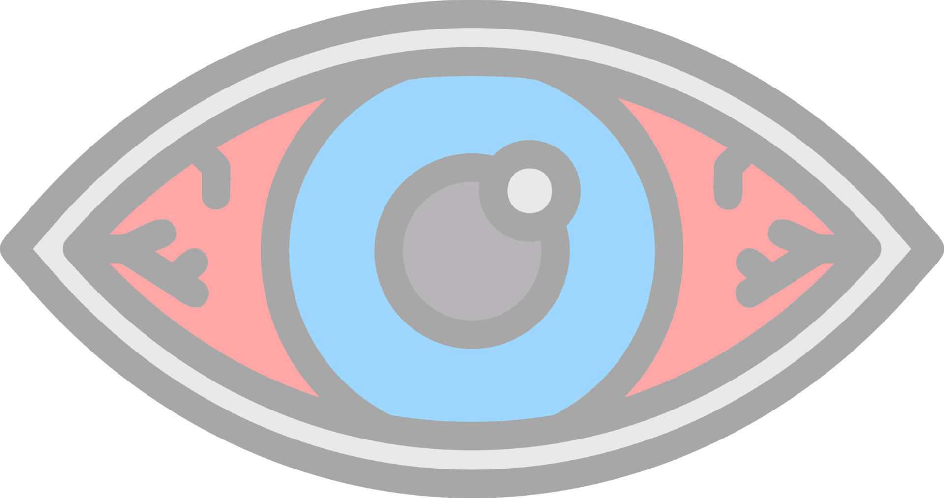 Red Eyes Vector Icon Design 17007034 Vector Art at Vecteezy