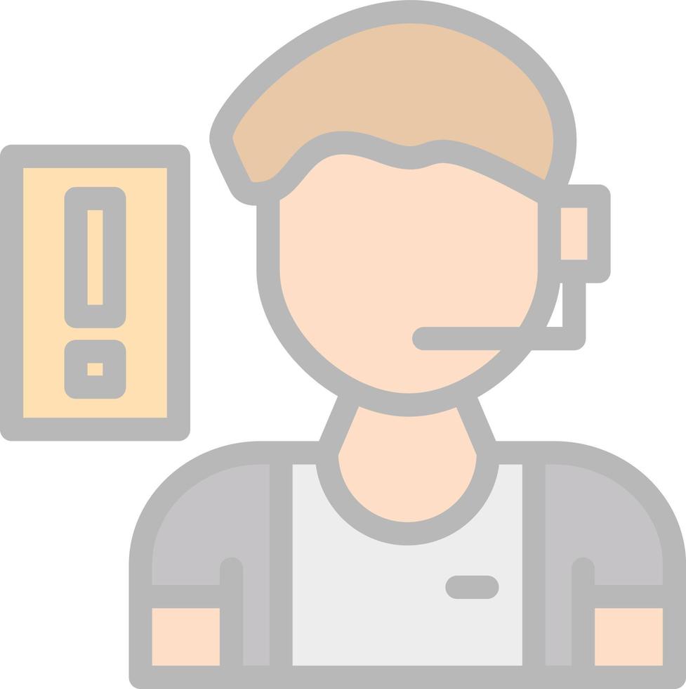 Referee Vector Icon Design