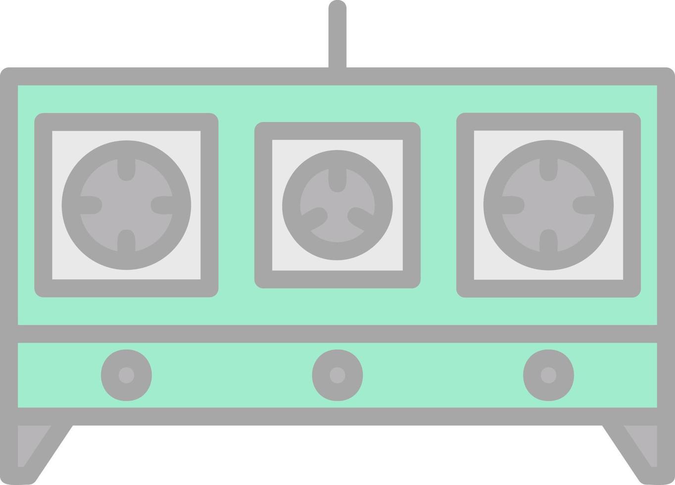 Stove Vector Icon Design