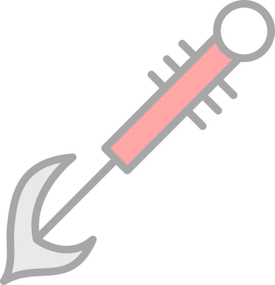 Harpoon Vector Icon Design