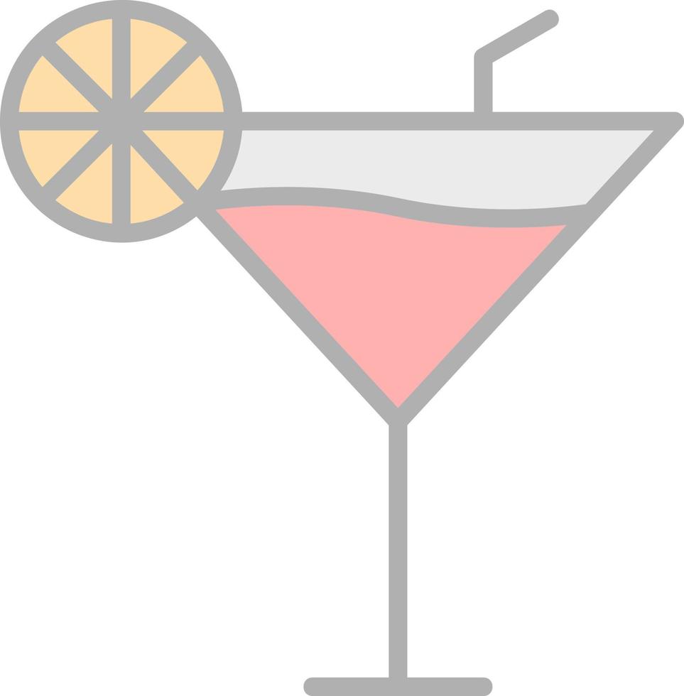 Cocktail Vector Icon Design