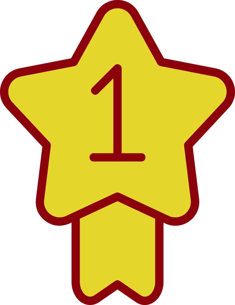 First Prize Vector Icon Design