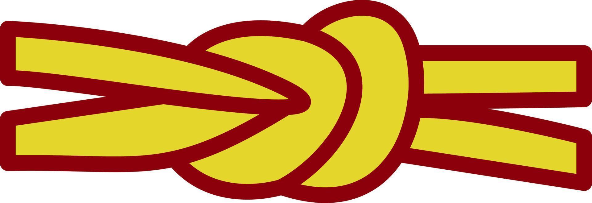 Reef Knot Vector Icon Design