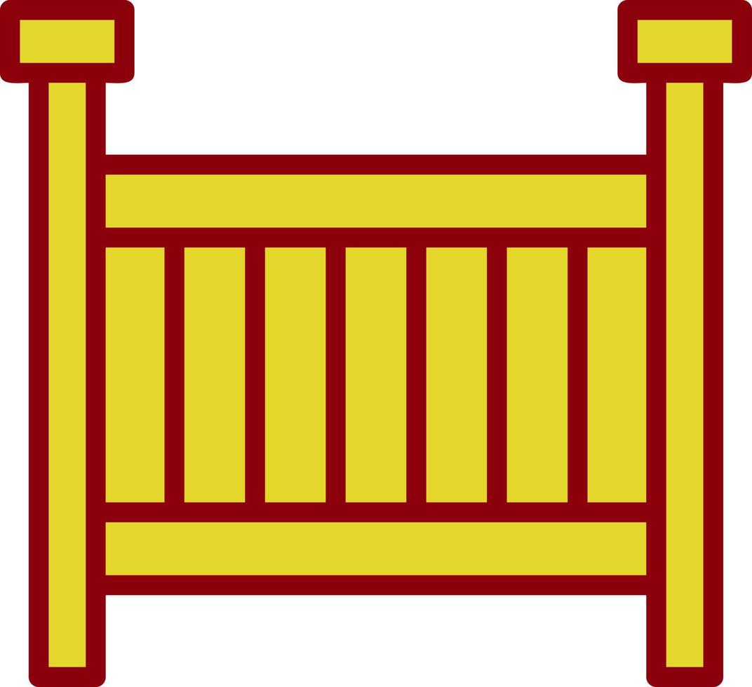 Crib Vector Icon Design