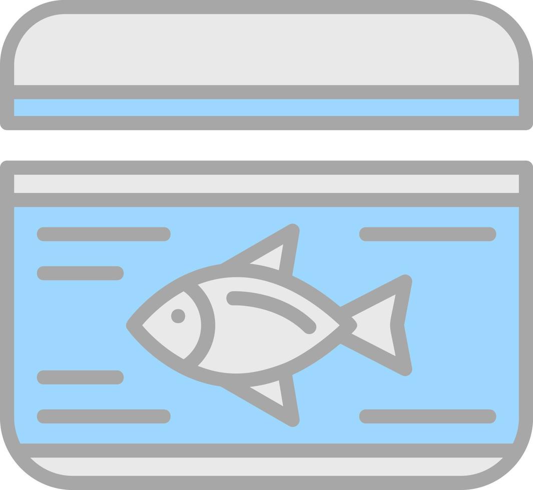 Tuna Can Vector Icon Design