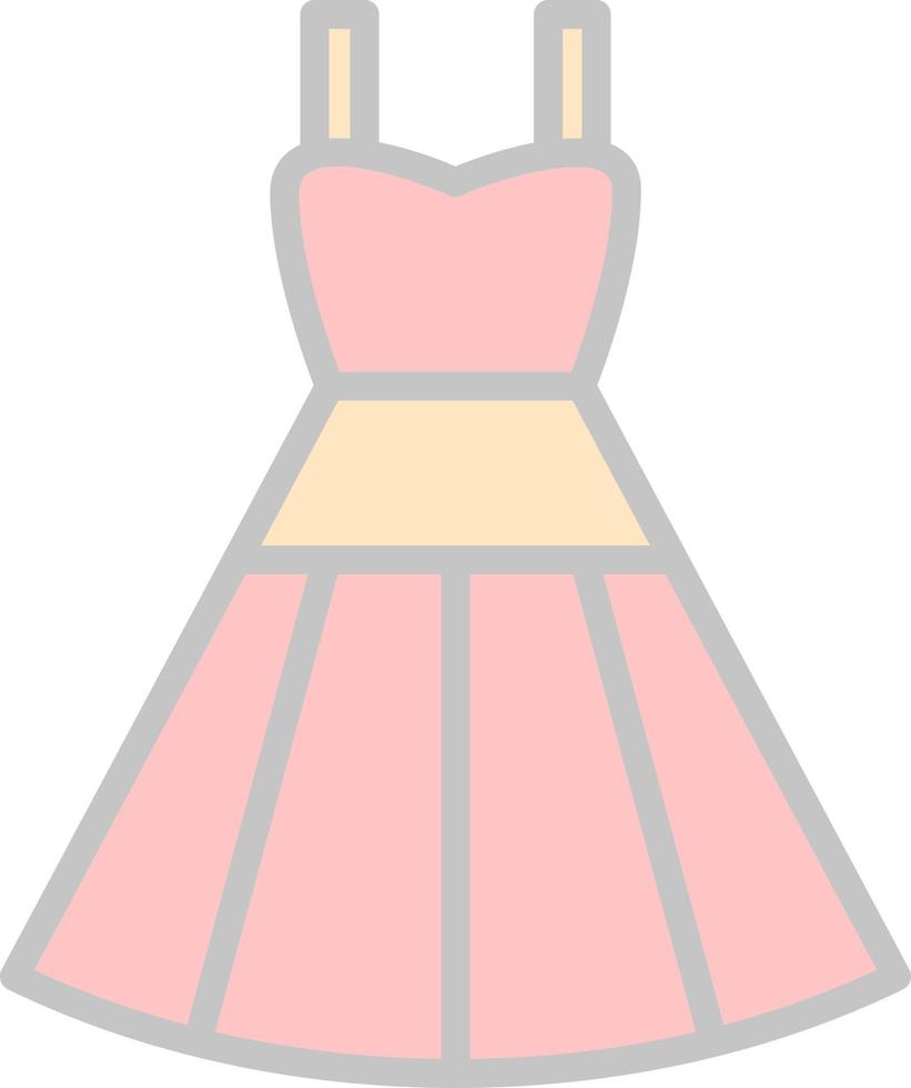 diseño de icono de vector de vestido