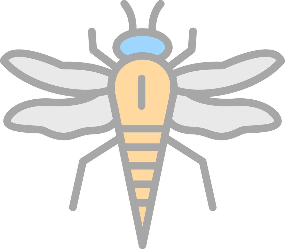 Dragonfly Vector Icon Design