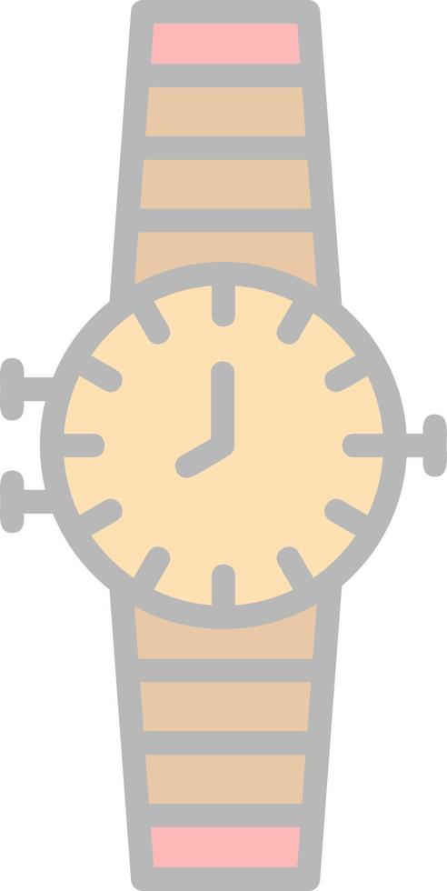 Wristwatch Vector Icon Design