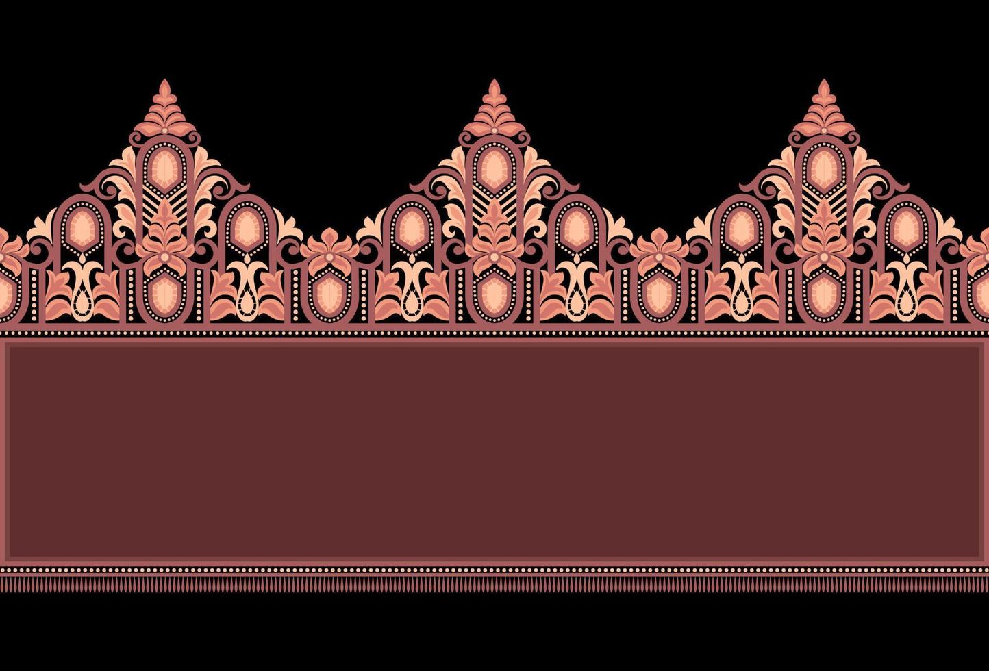 simple ornamental decorative frame vector