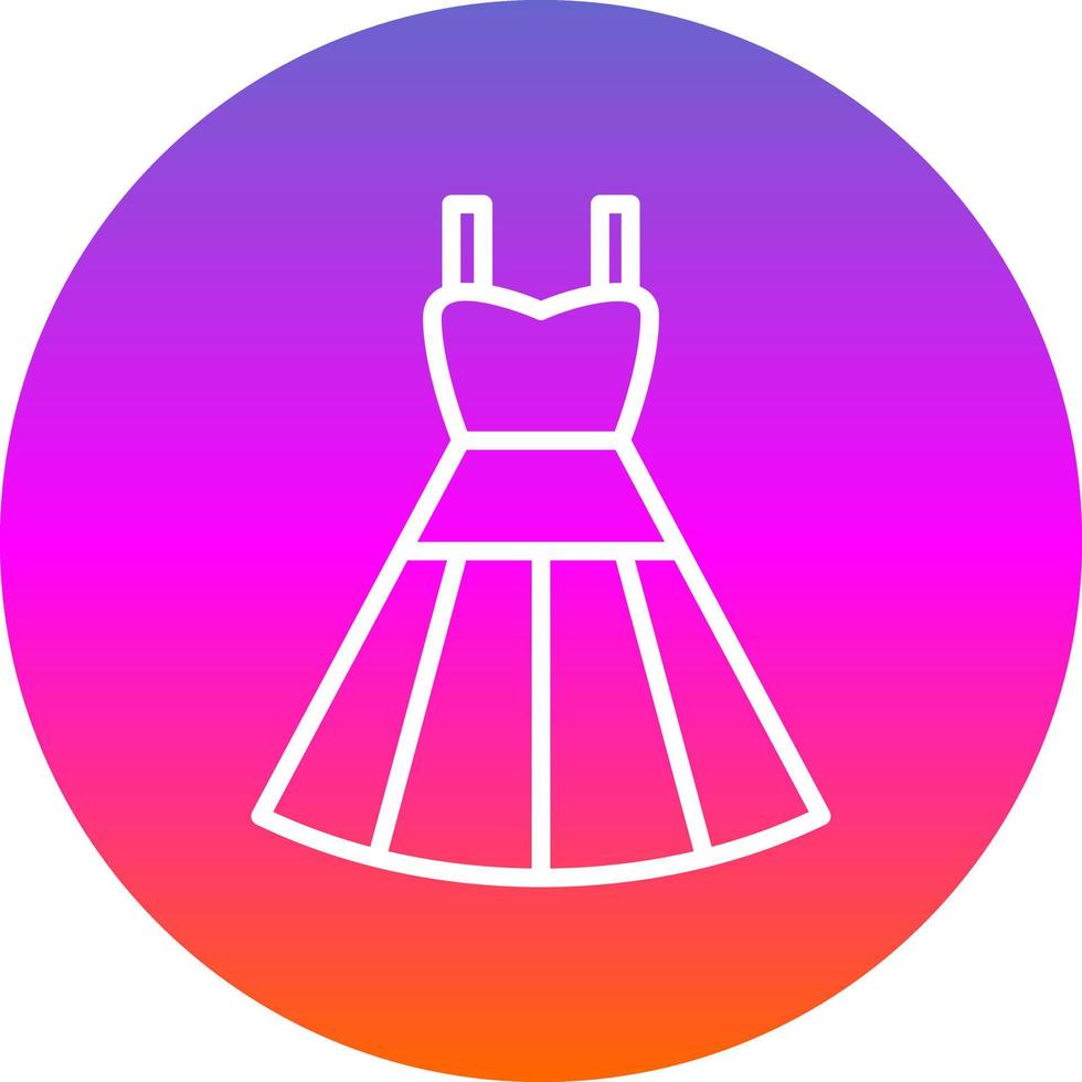 diseño de icono de vector de vestido
