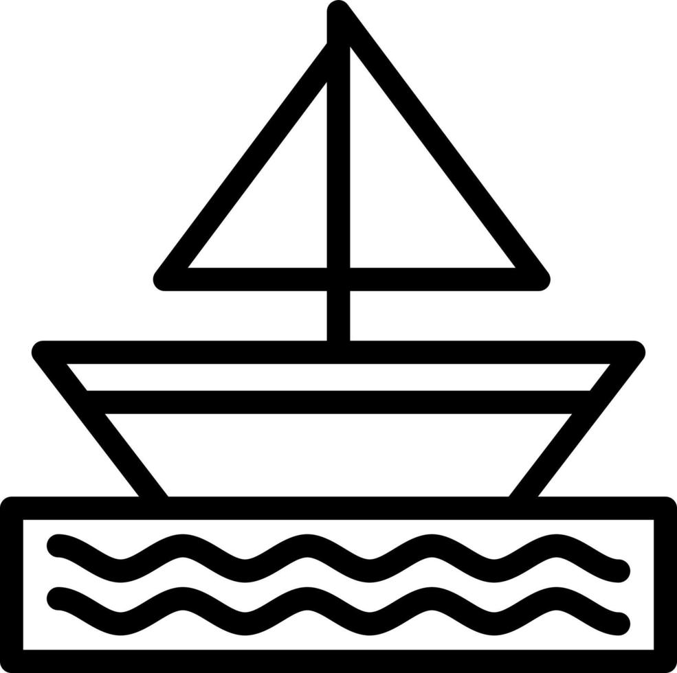 diseño de icono de vector de barco