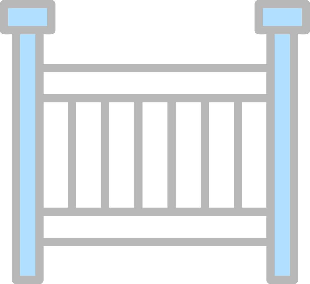 Crib Vector Icon Design