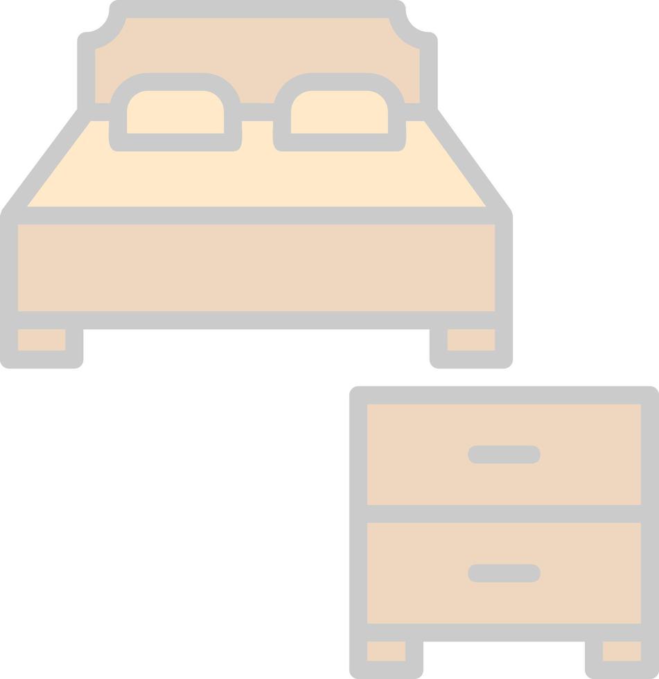 Furniture Vector Icon Design