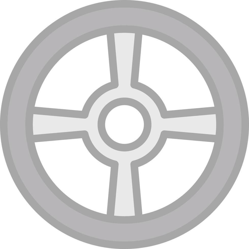 Wheel Vector Icon Design