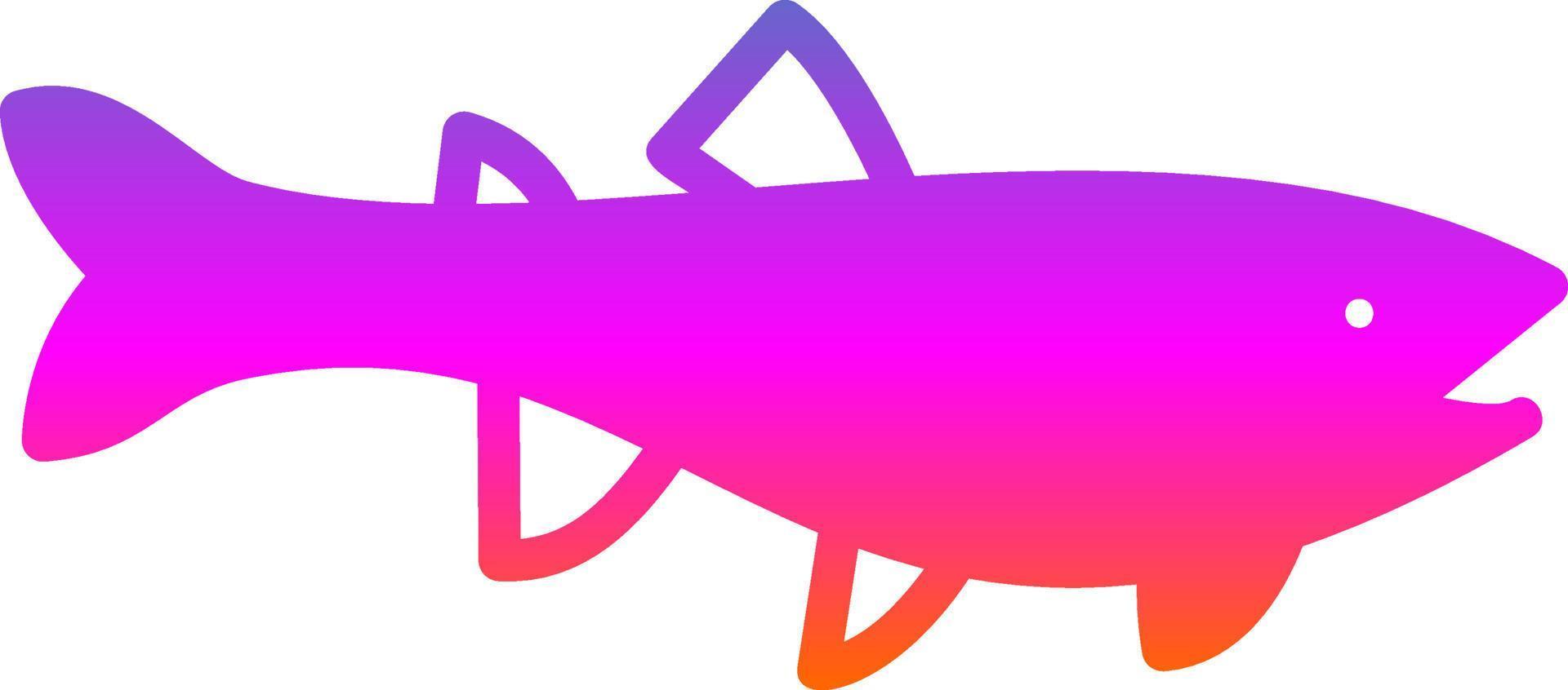 Trout Vector Icon Design