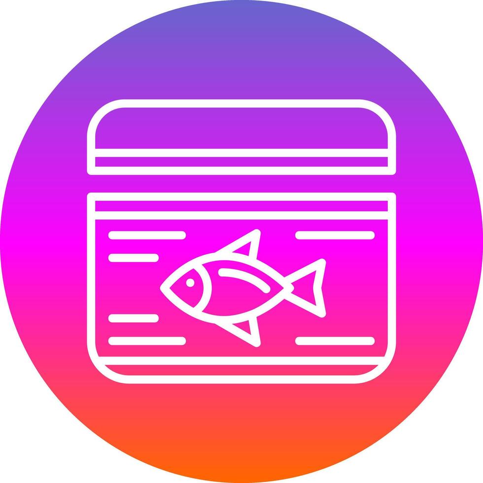 Tuna Can Vector Icon Design