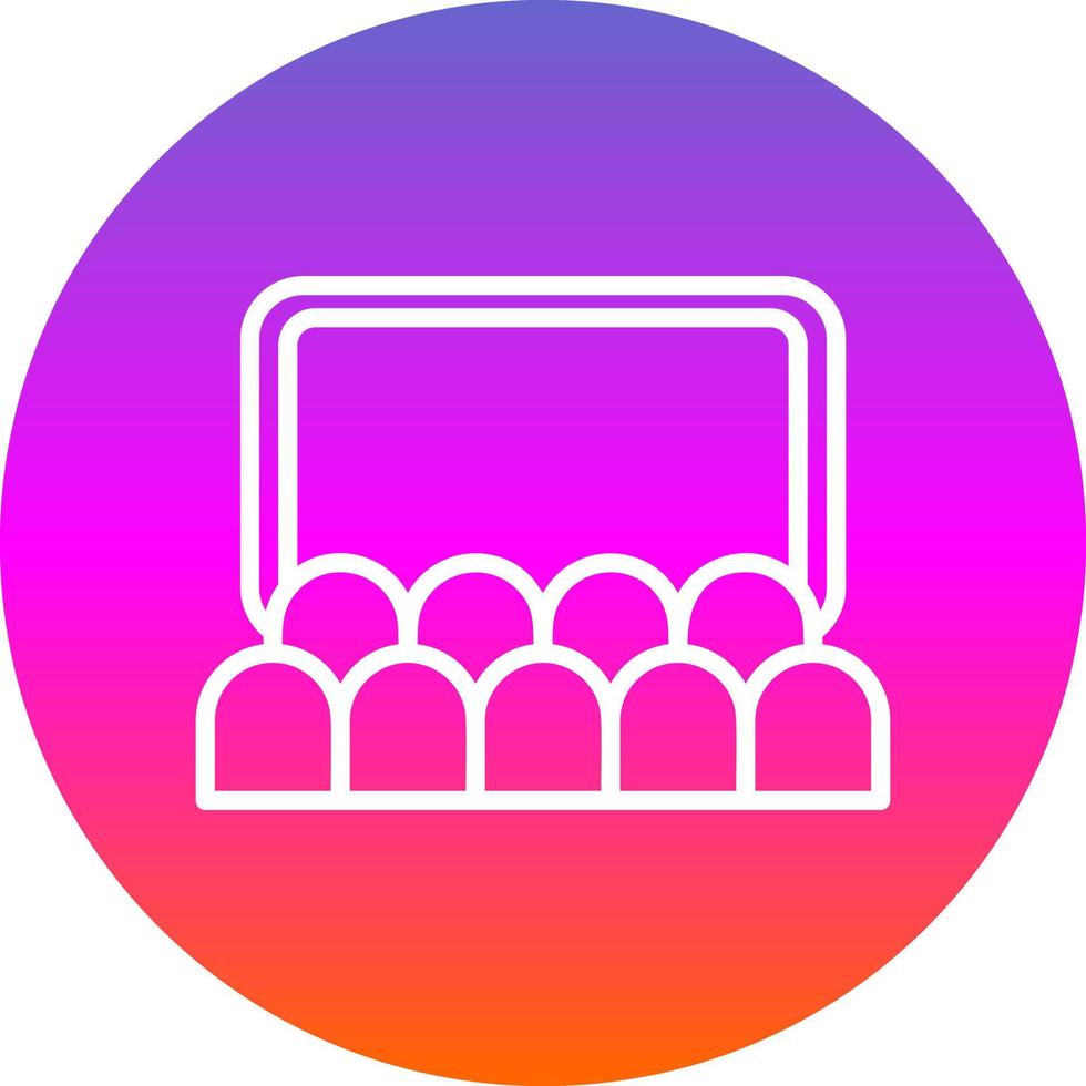 Auditorium Vector Icon Design