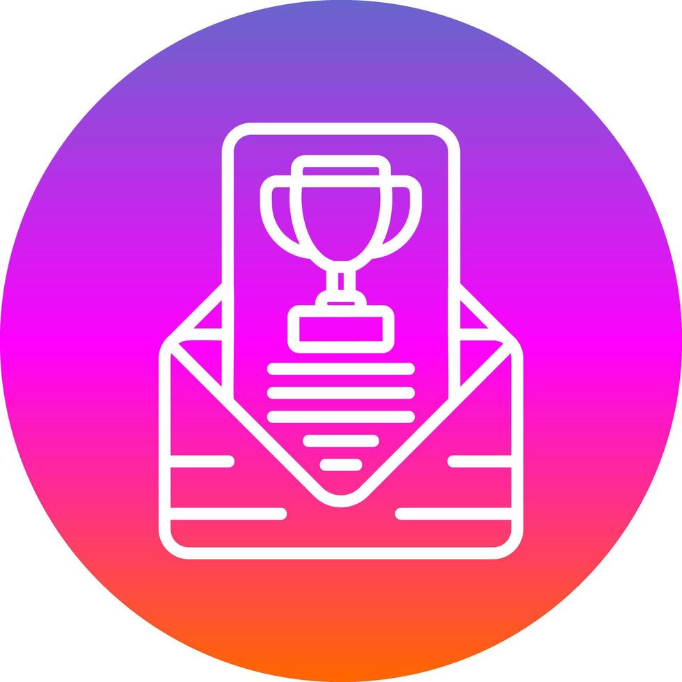 Nomination Vector Icon Design