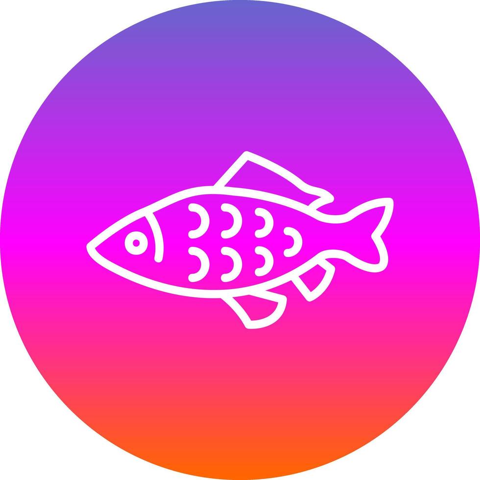 Carp Vector Icon Design