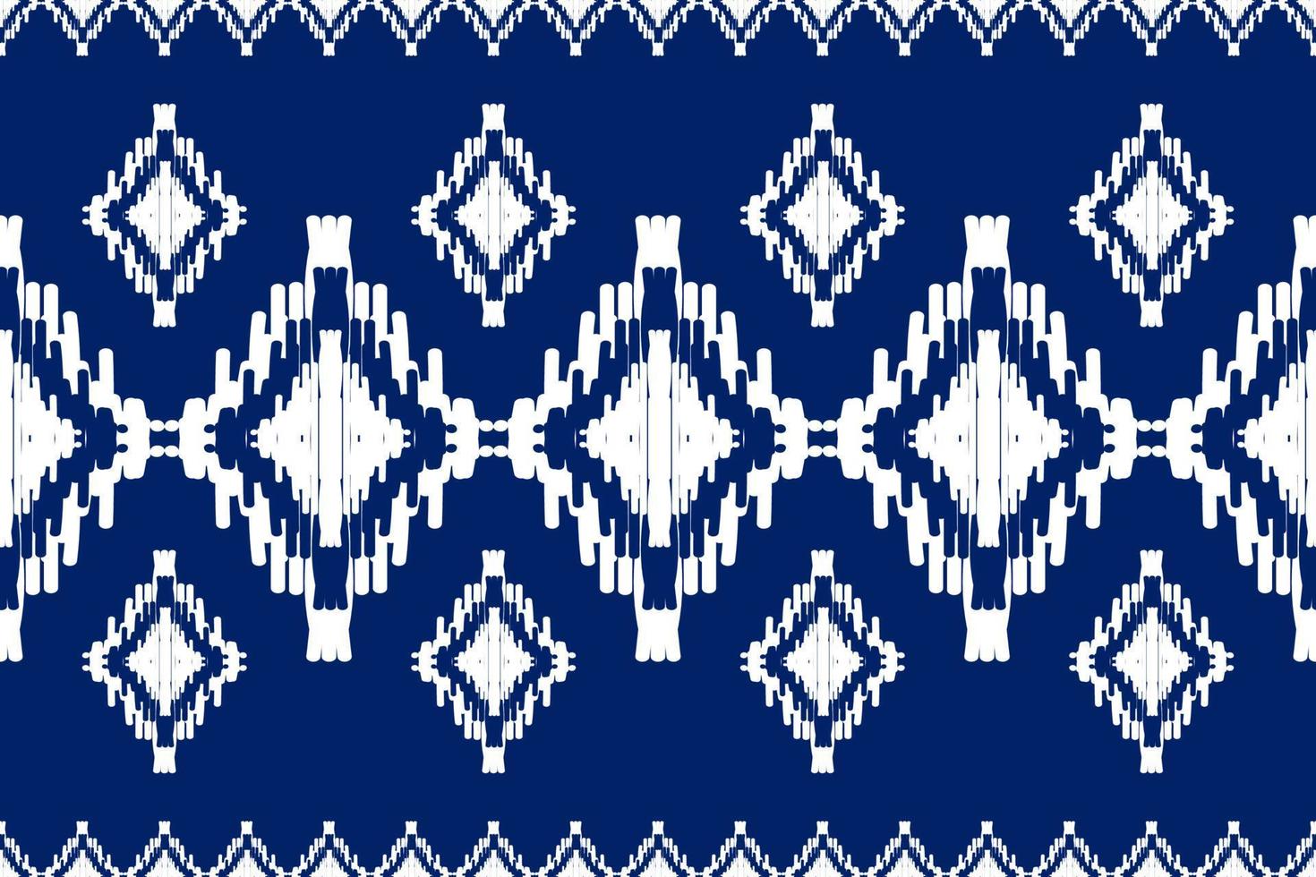 Carpet ethnic tribal pattern art. Ethnic ikat seamless pattern. American, Mexican style. vector