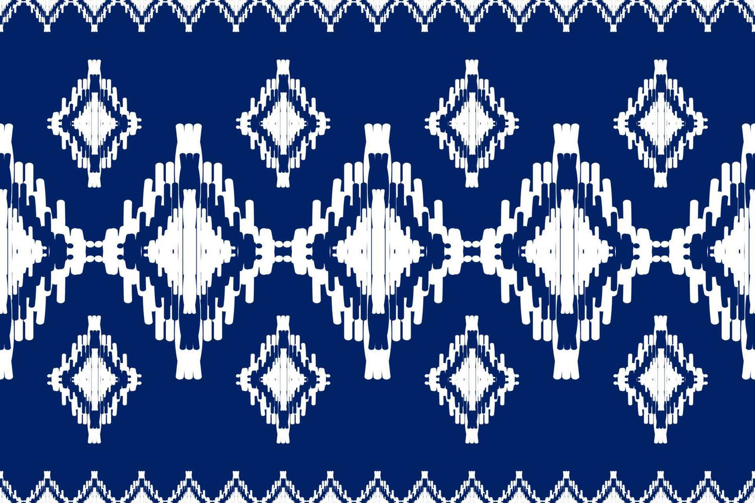 arte de patrón tribal étnico de alfombras. patrón étnico ikat sin fisuras. estilo americano, mexicano. vector