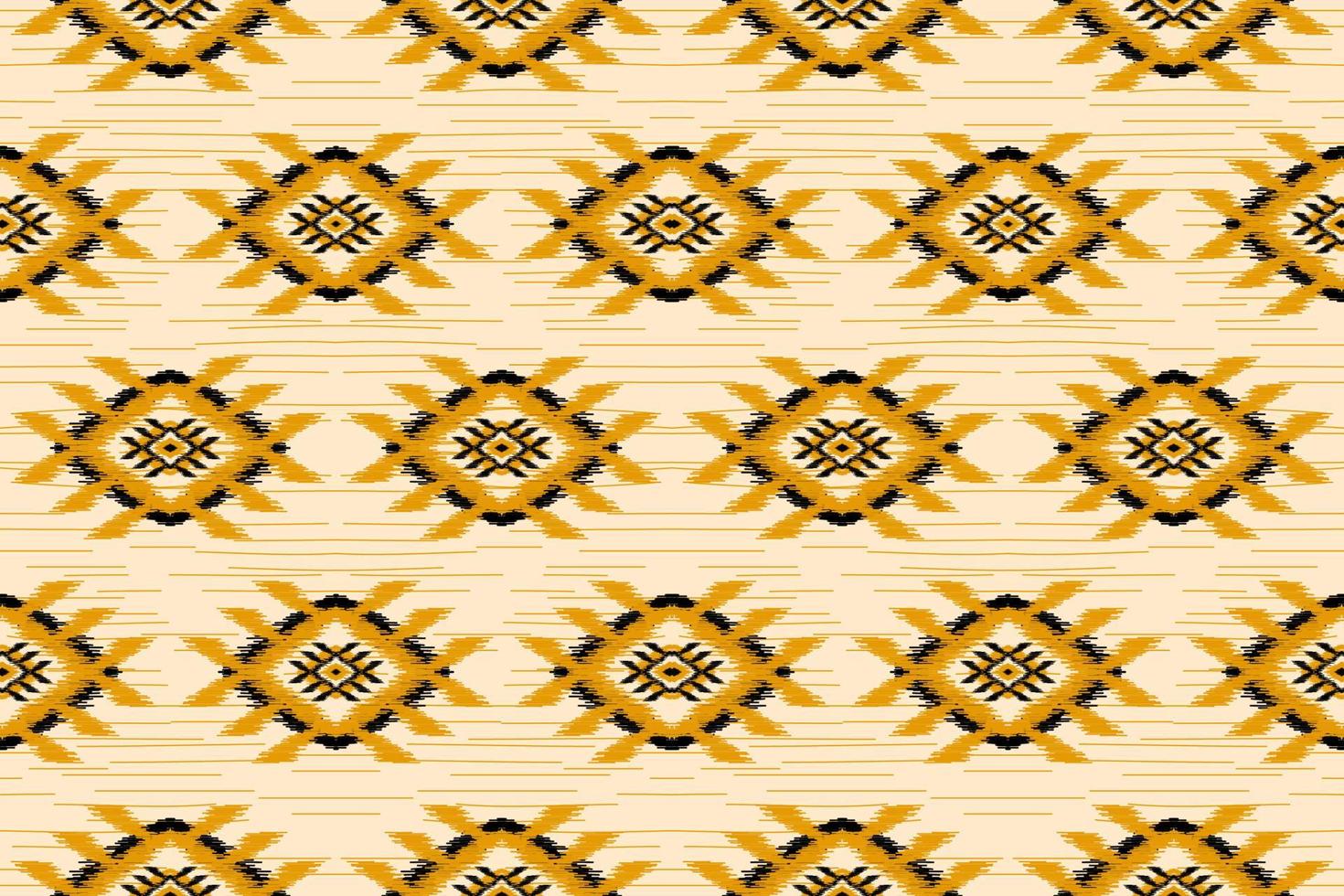 Ethnic ikat seamless pattern in tribal. Aztec geometric ethnic ornament print. Ikat pattern style. vector