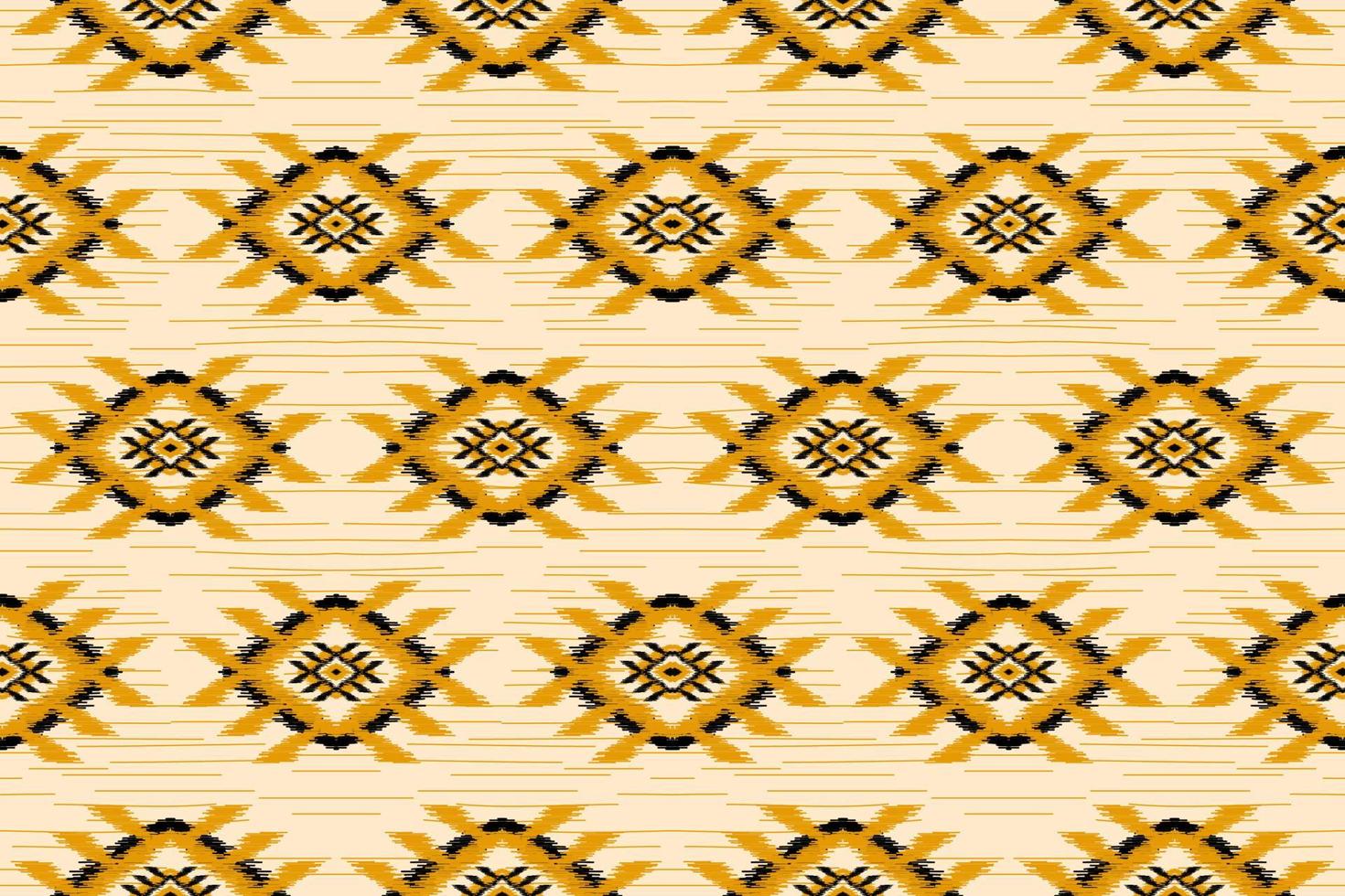 Ethnic ikat seamless pattern in tribal. Aztec geometric ethnic ornament print. Ikat pattern style. vector