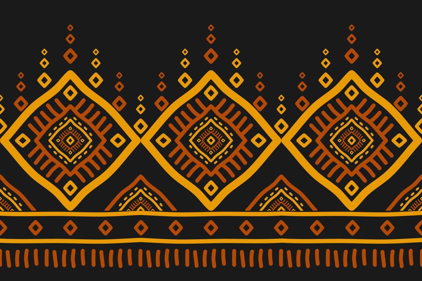 Abstract ethnic native art. Geometric ethnic seamless pattern in tribal. Fabric Indian style. vector