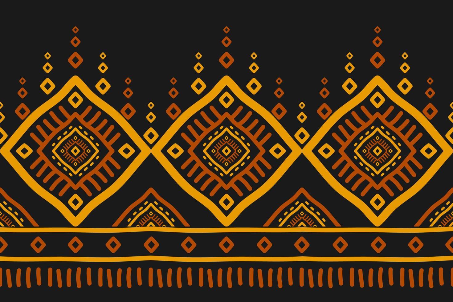 Abstract ethnic native art. Geometric ethnic seamless pattern in tribal. Fabric Indian style. vector