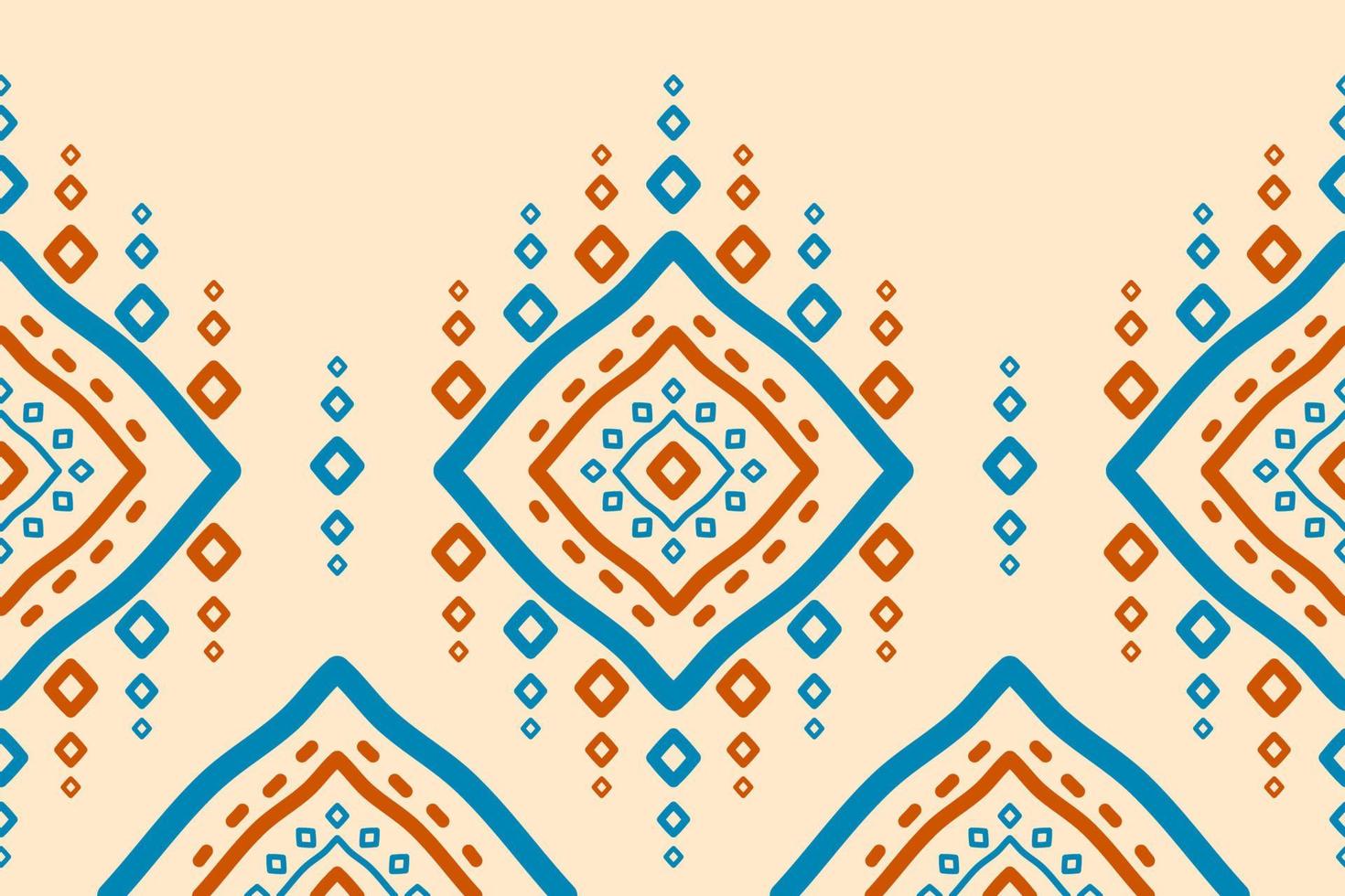 Geometric ethnic oriental seamless pattern traditional. Fabric Aztec pattern background. Indian style. vector