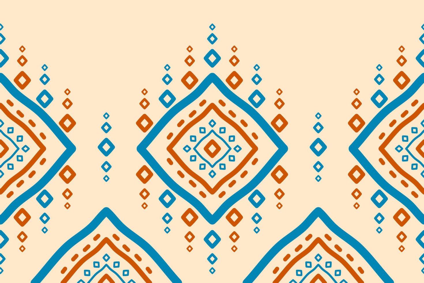 Geometric ethnic oriental seamless pattern traditional. Fabric Aztec pattern background. Indian style. vector