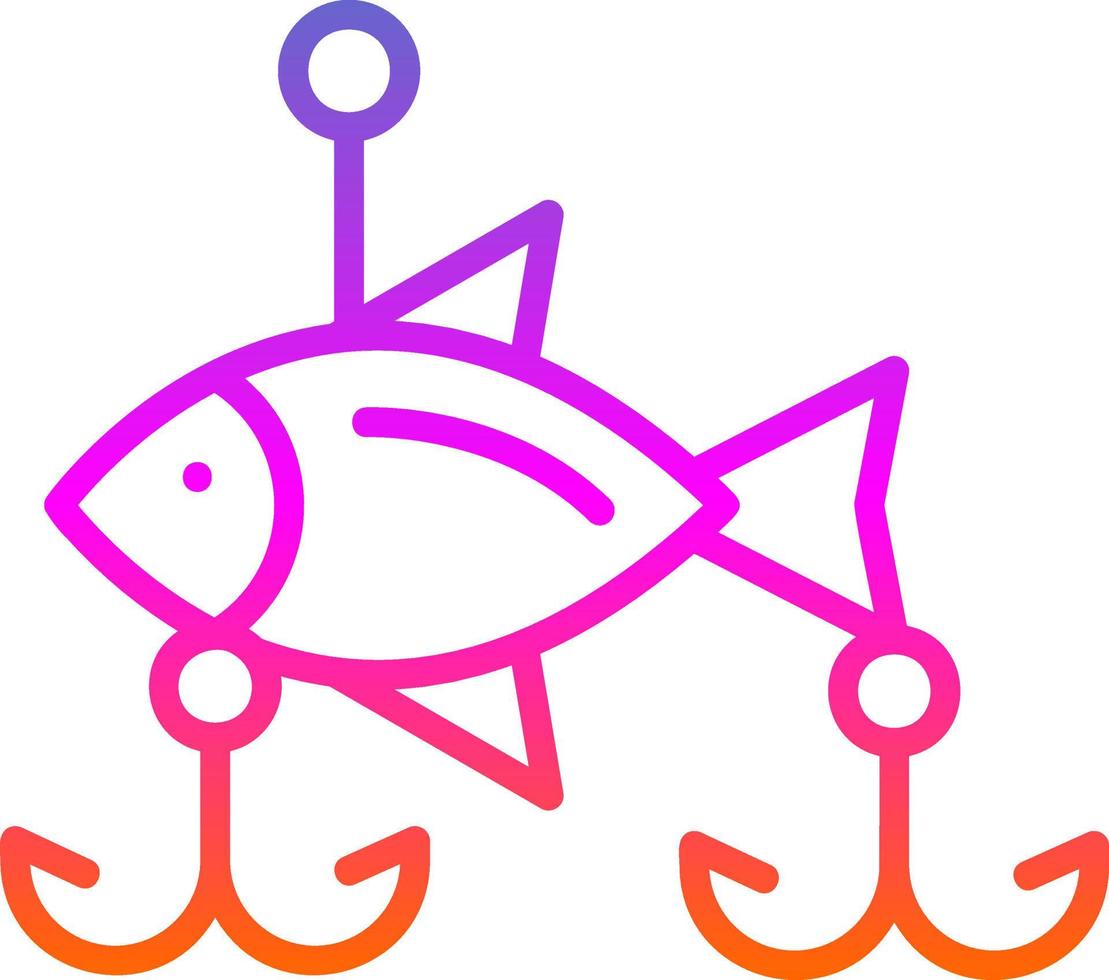 diseño de icono de vector de cebos de pesca