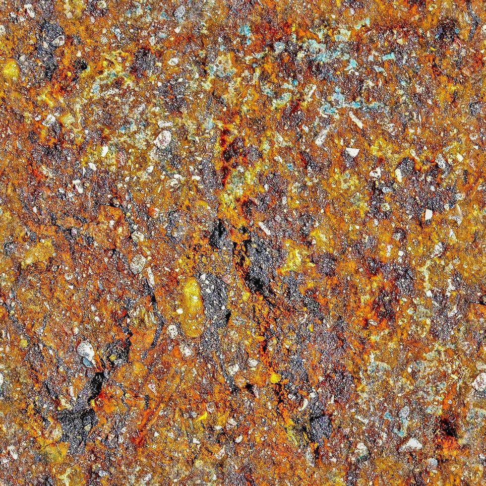 Photo realistic seamless repeatable texture pattern of rusty walls with cracks and lots of structured details.