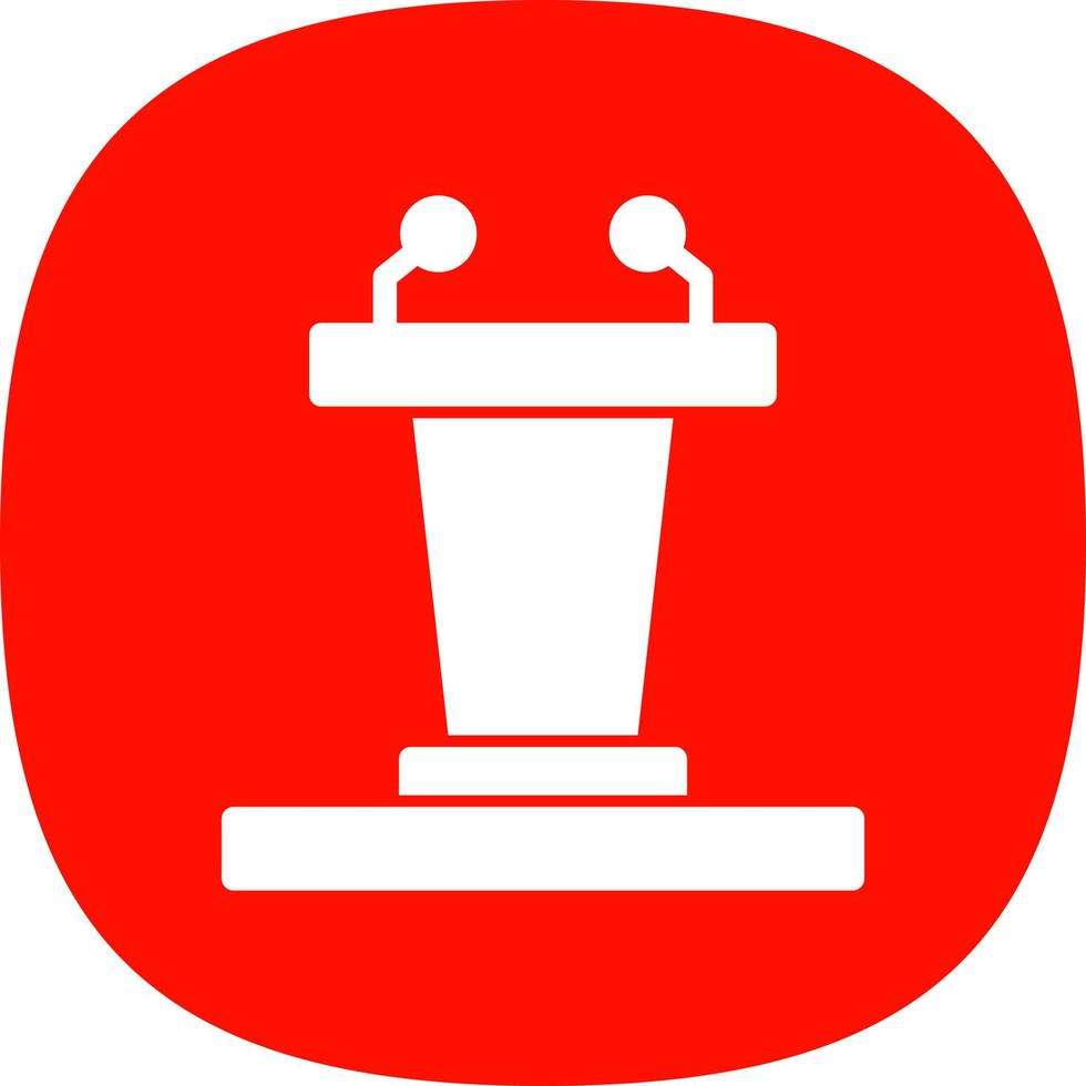 Podium Vector Icon Design