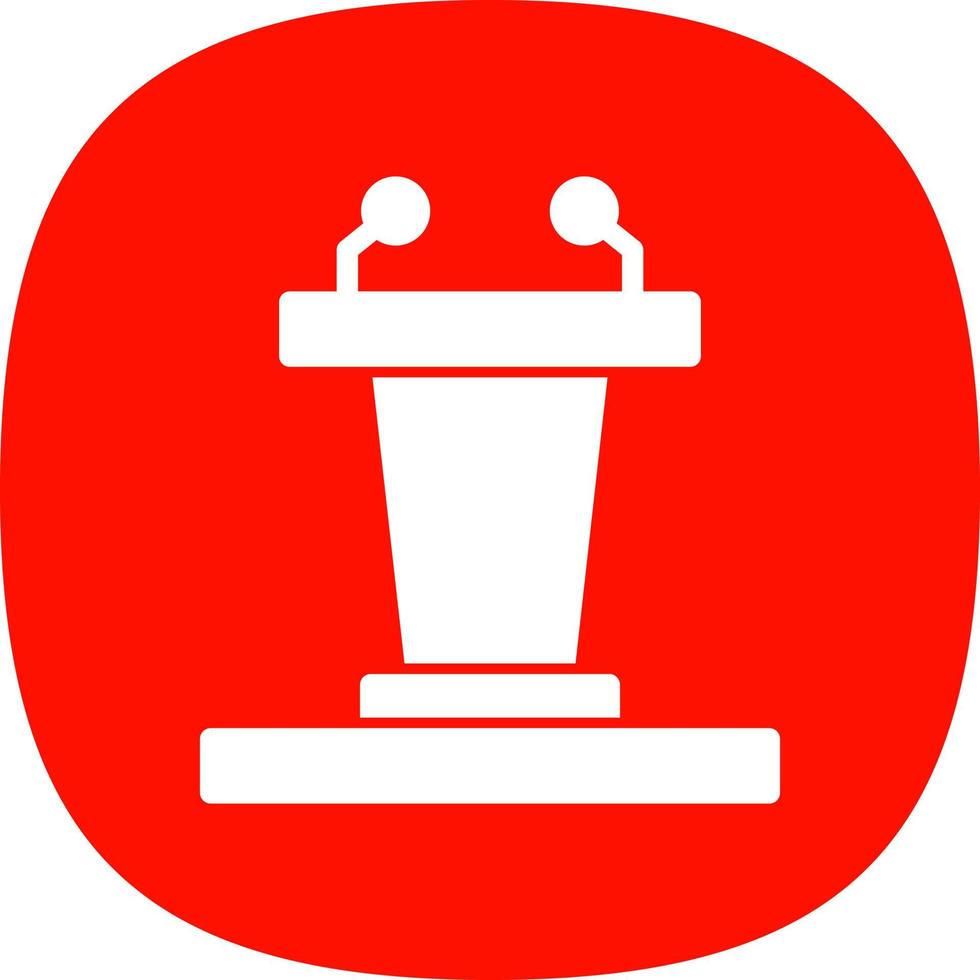 Podium Vector Icon Design