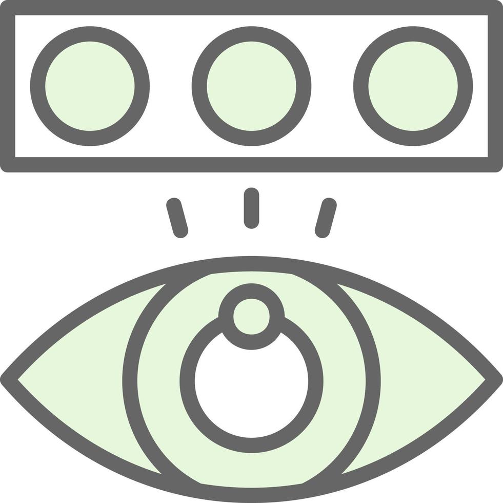 Color Blindness Test Vector Icon Design