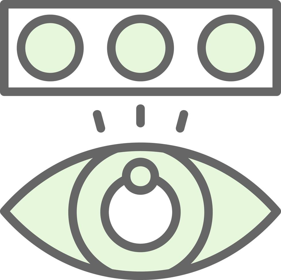 Color Blindness Test Vector Icon Design