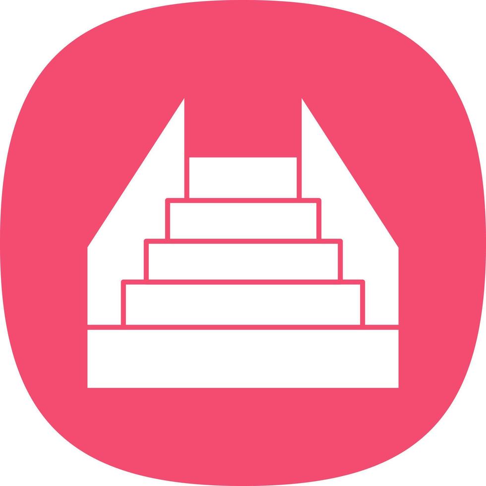 Stair Vector Icon Design