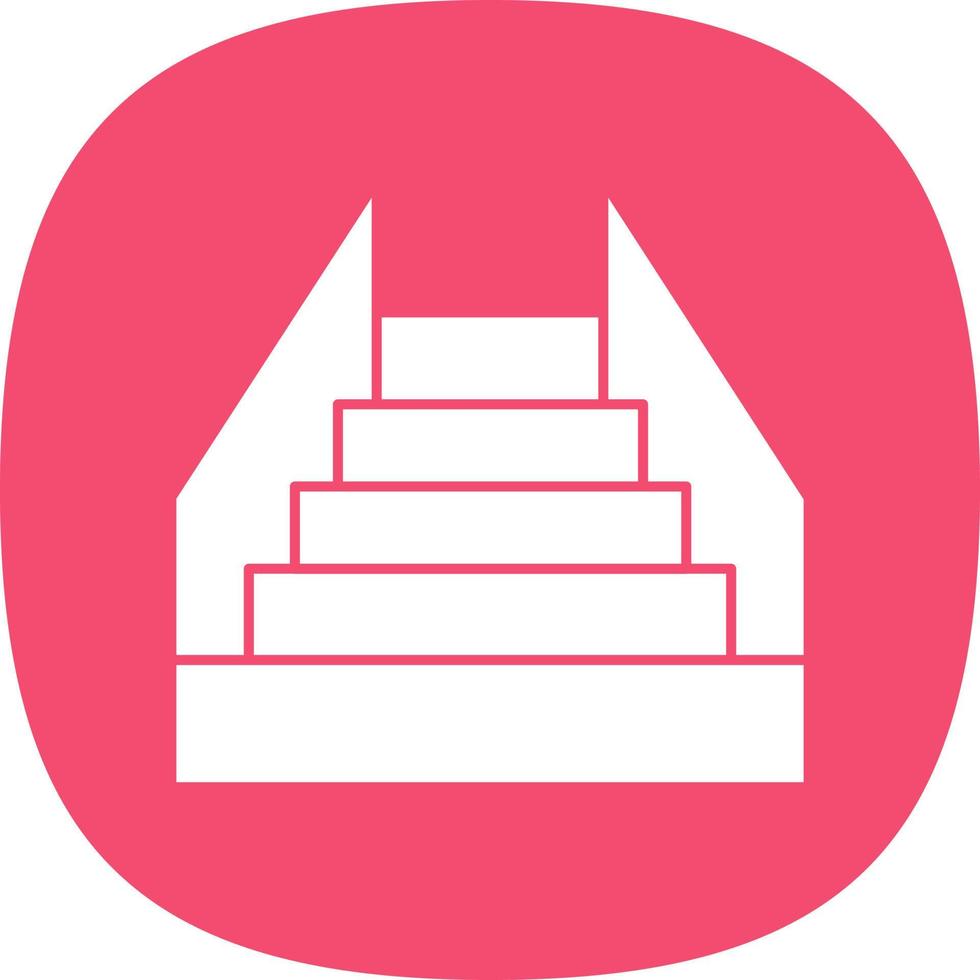 Stair Vector Icon Design