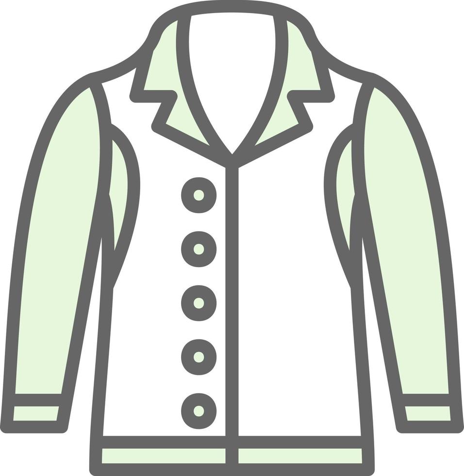 Coat Vector Icon Design