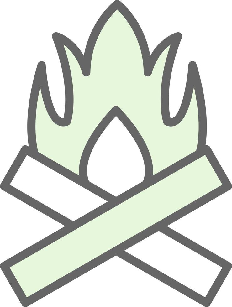 Bonfire Vector Icon Design